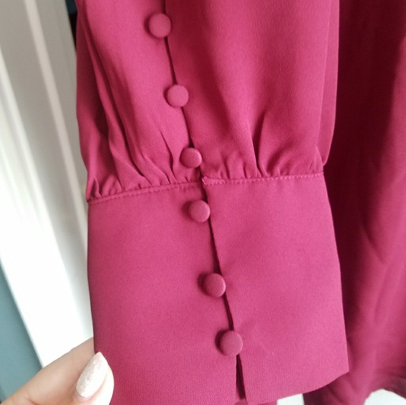 NWT Gorgeous Burgandy / Wine Dress - Picture 4 of 6